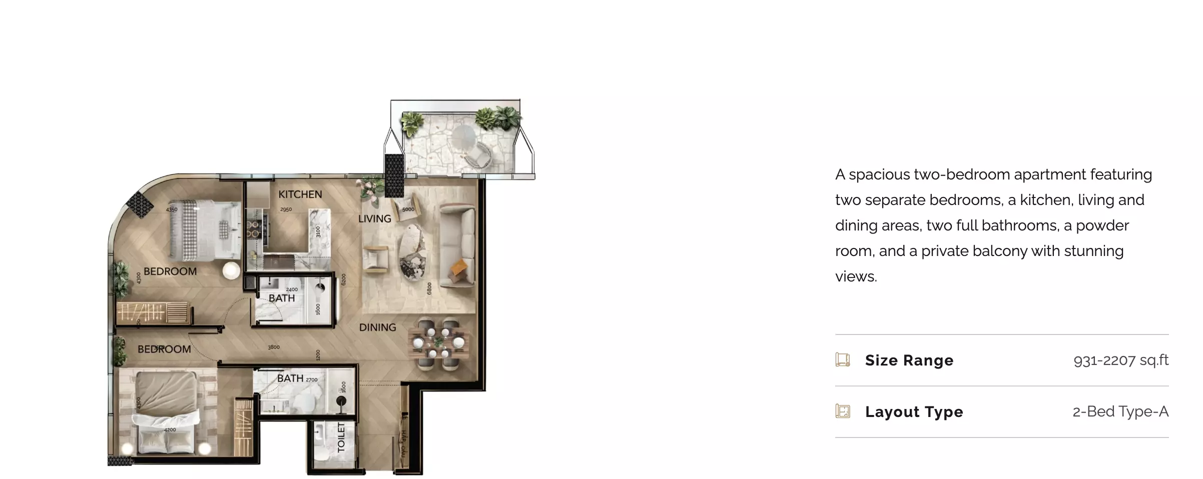 Unit floor plan image