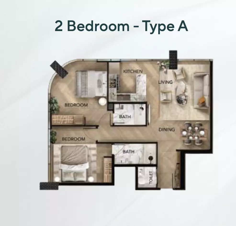 صورة مخطط ارضية الوحدة