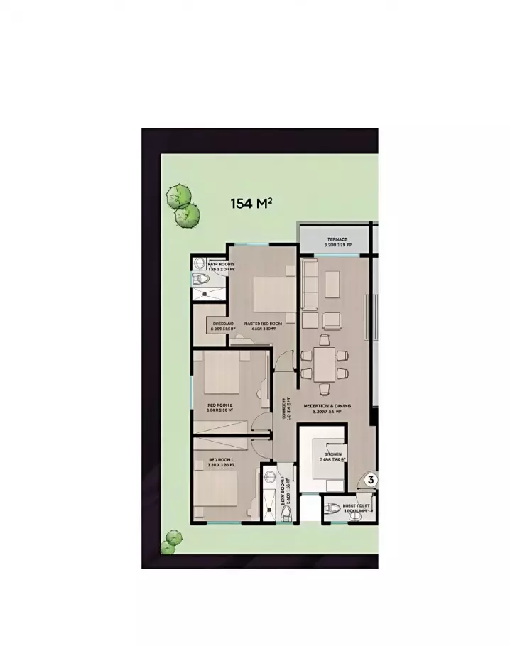 Unit floor plan image