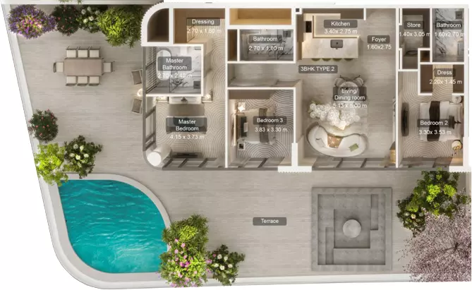 Unit floor plan image
