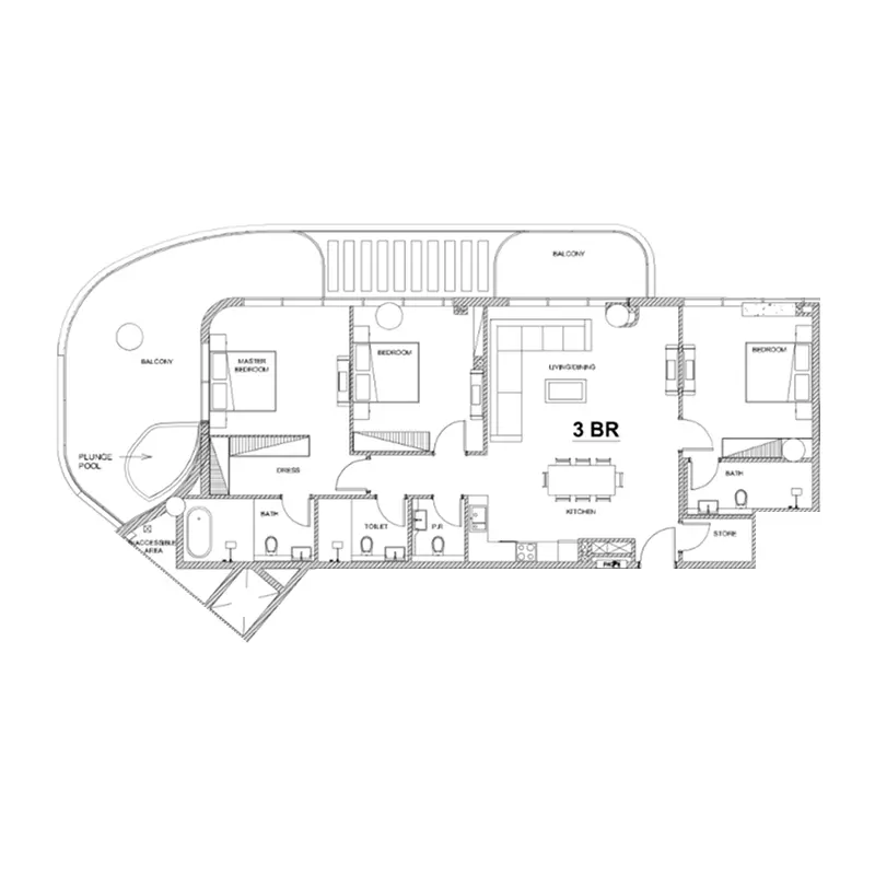 Unit floor plan image