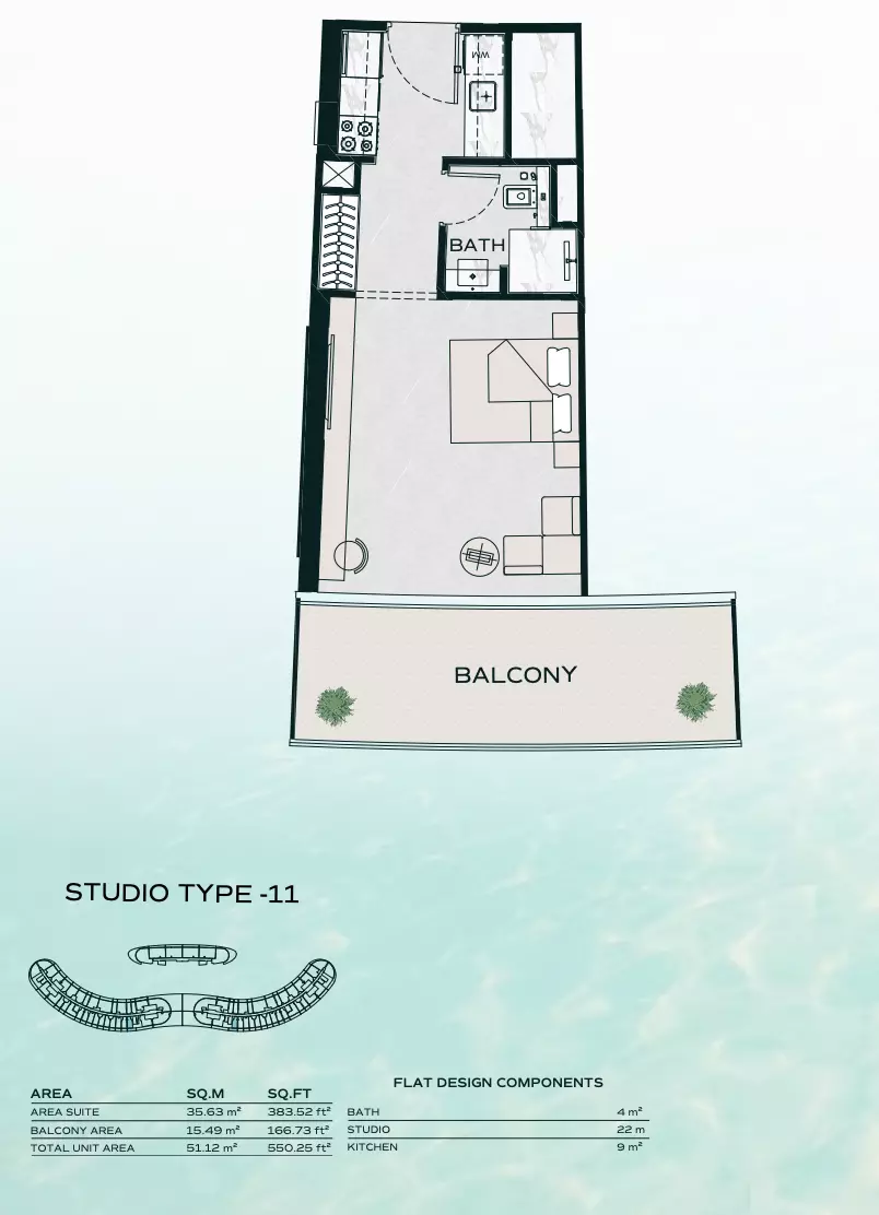 Unit floor plan image