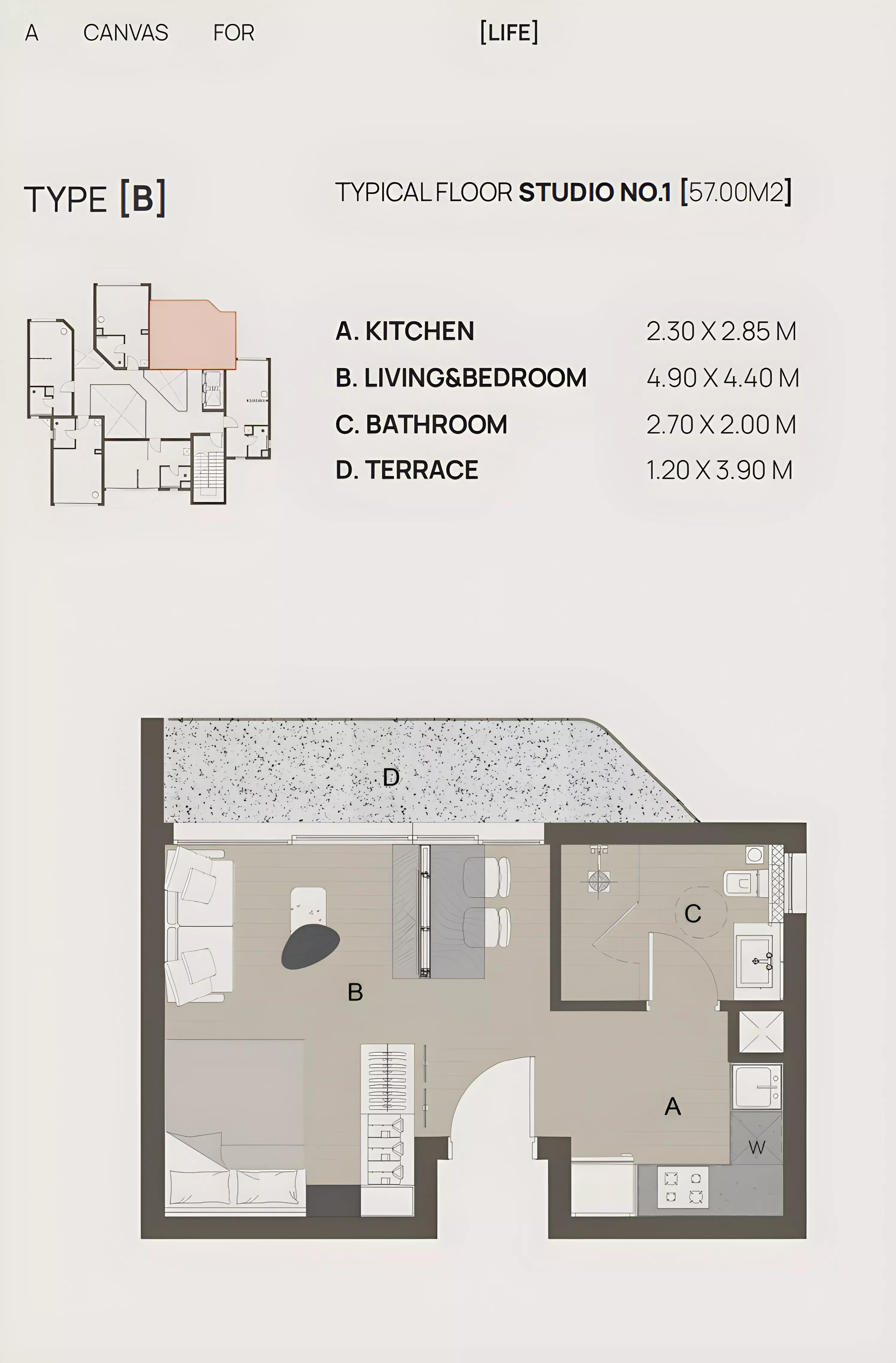 Unit floor plan image