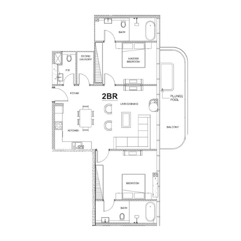 Unit floor plan image