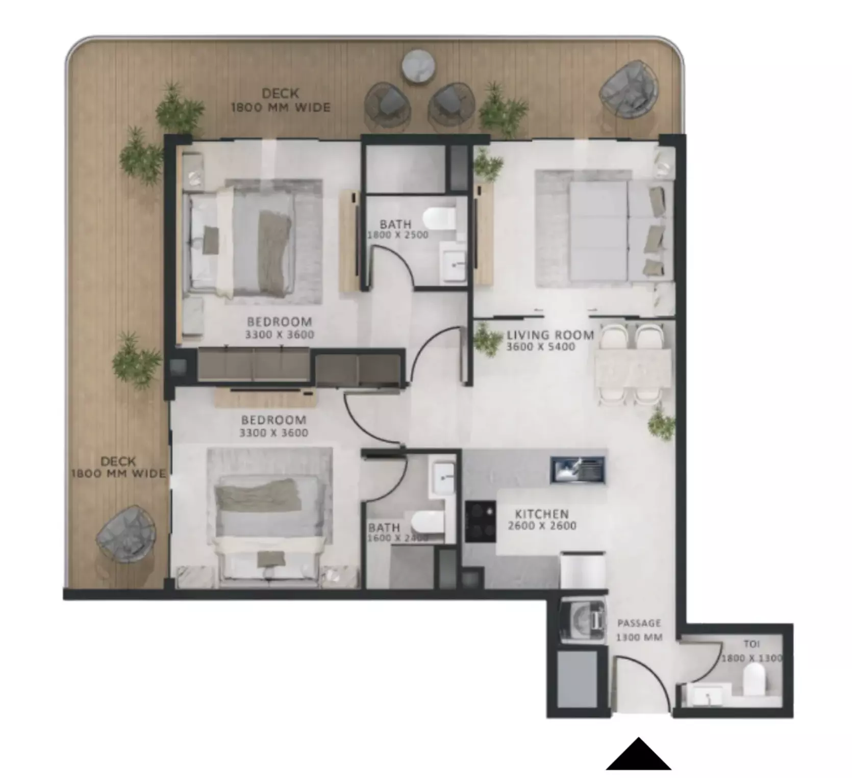 صورة مخطط ارضية الوحدة