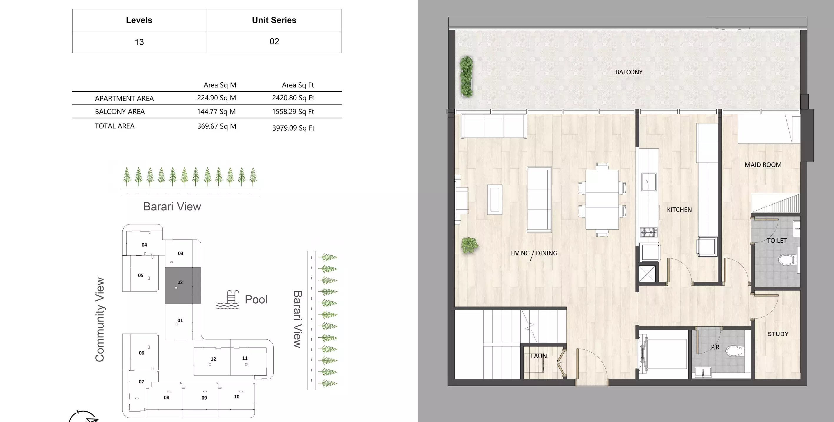 Unit floor plan image