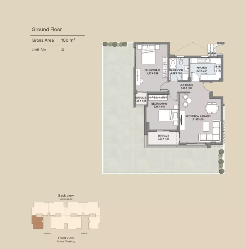 Unit floor plan image