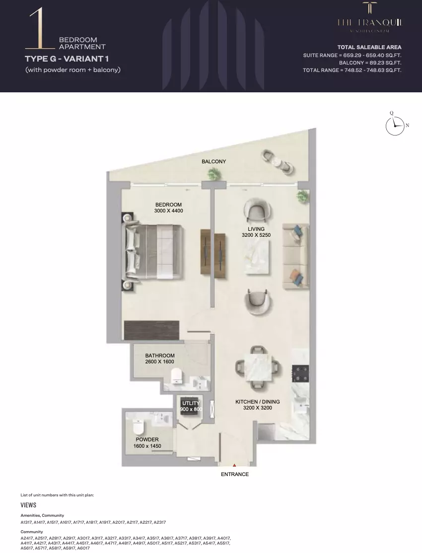 Unit floor plan image
