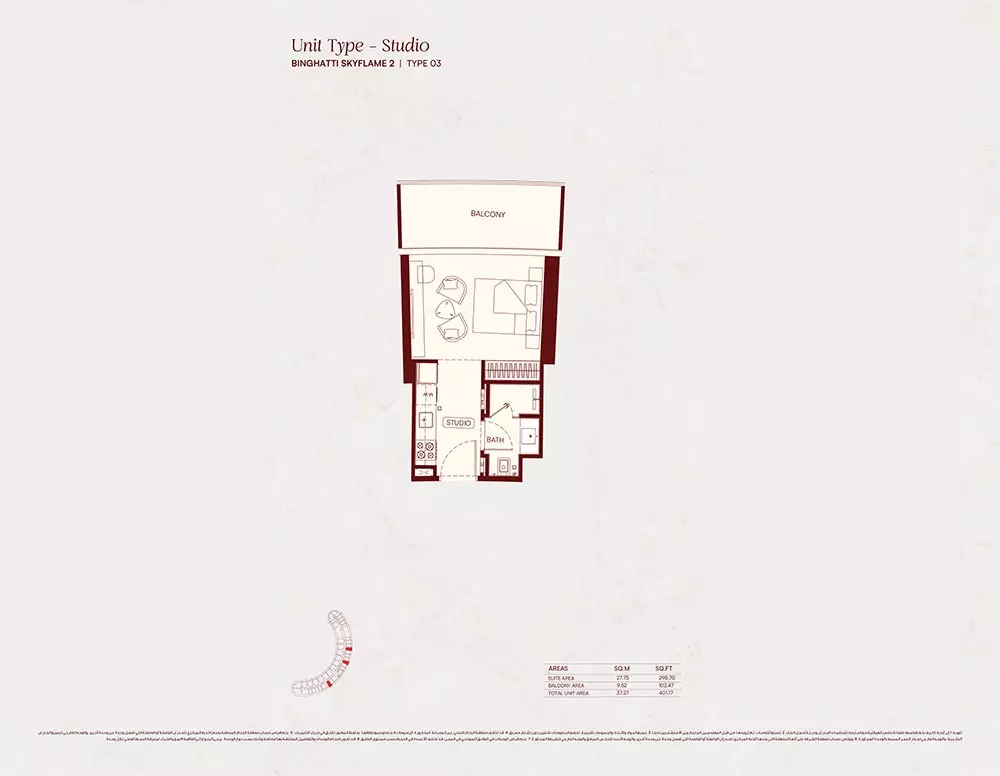 Unit floor plan image