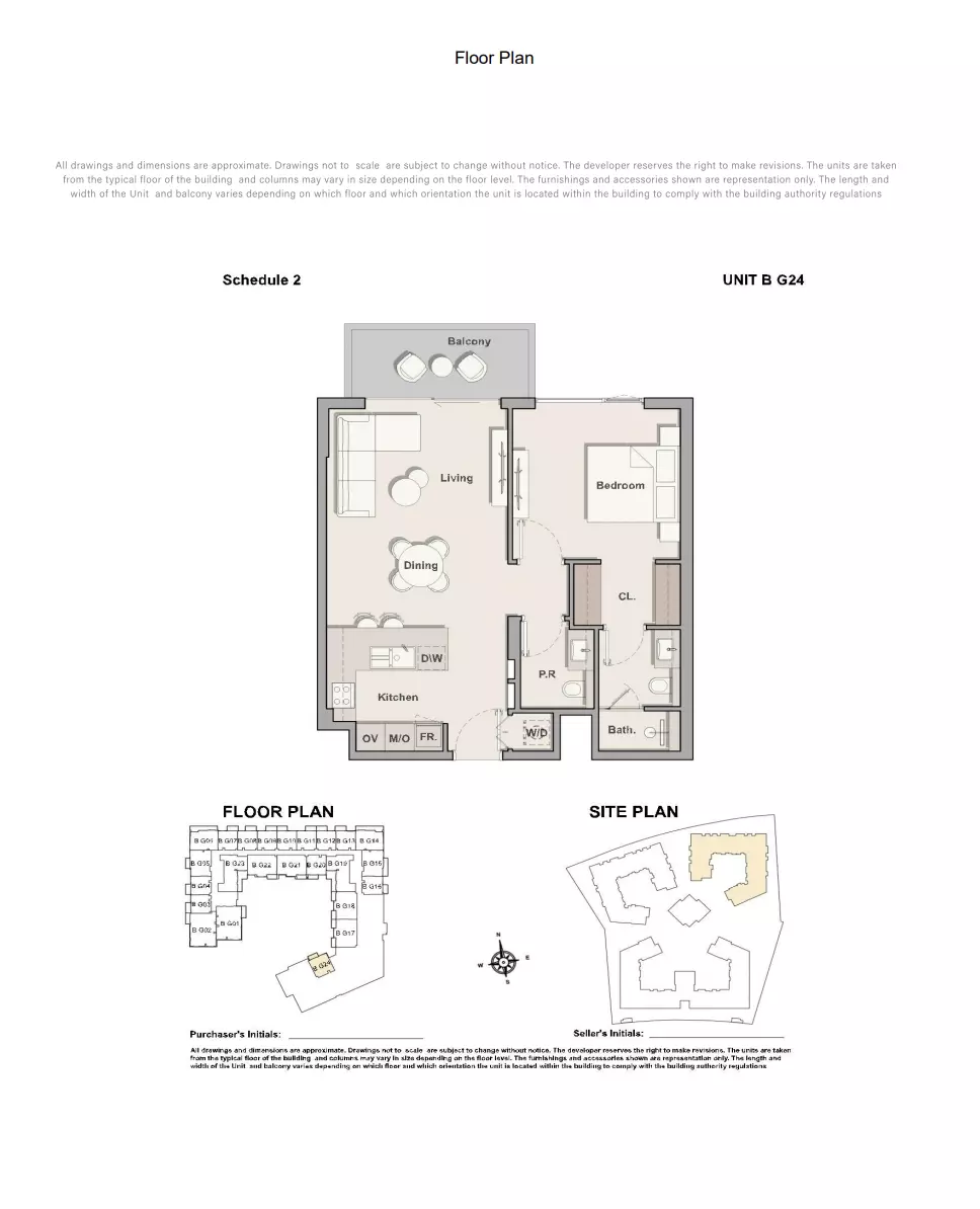 Belgravia Gardens — 1BR floor plan