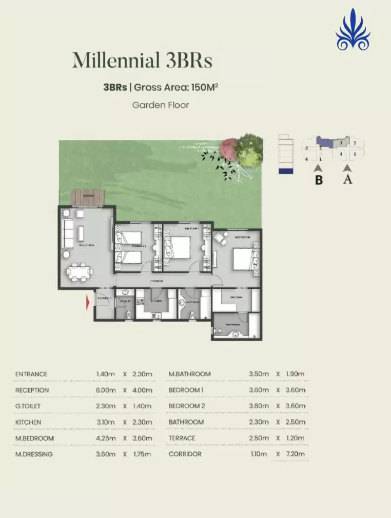 Unit floor plan image