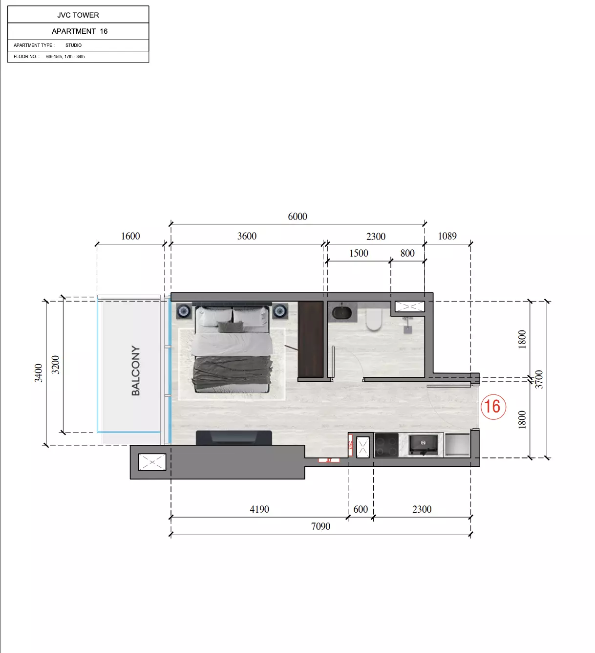 Unit floor plan image