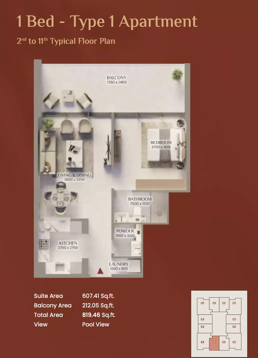 Unit floor plan image