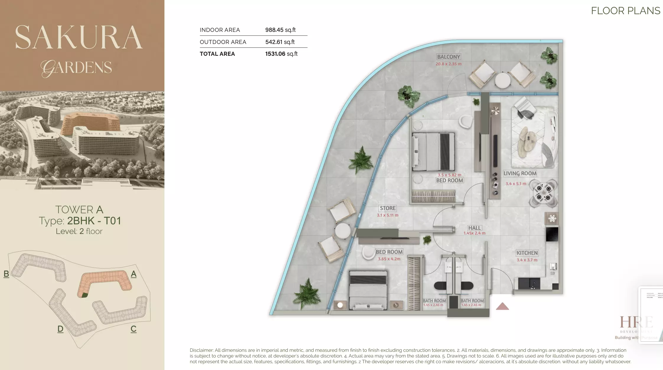 Unit floor plan image
