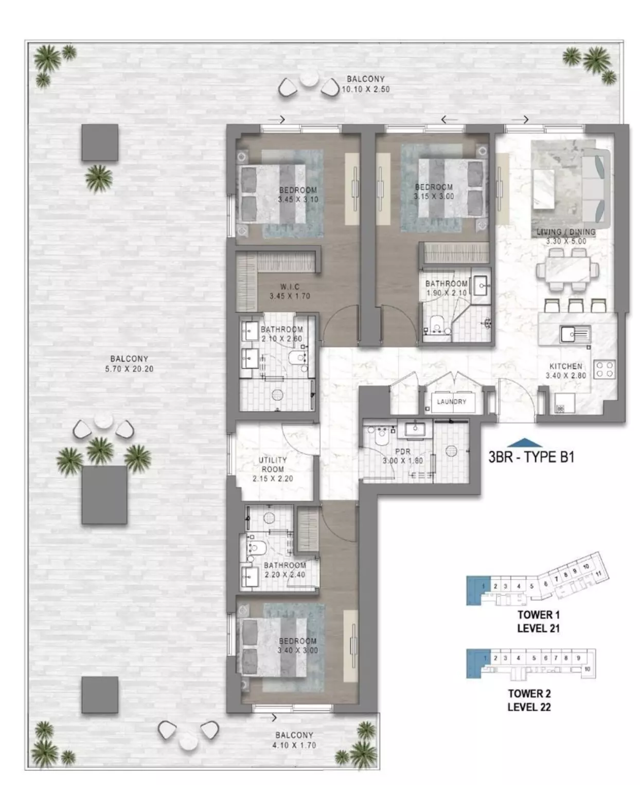 Unit floor plan image
