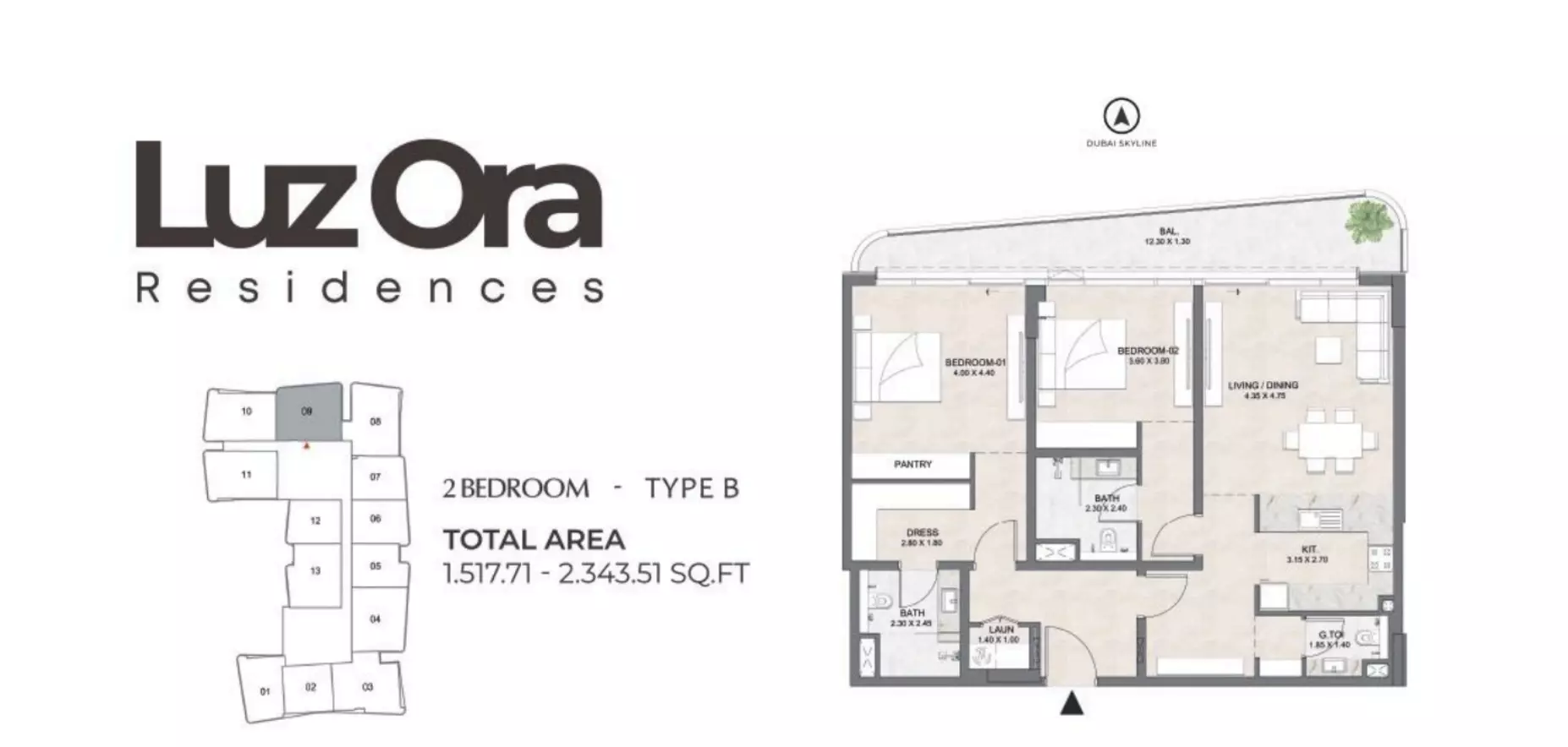 Unit floor plan image