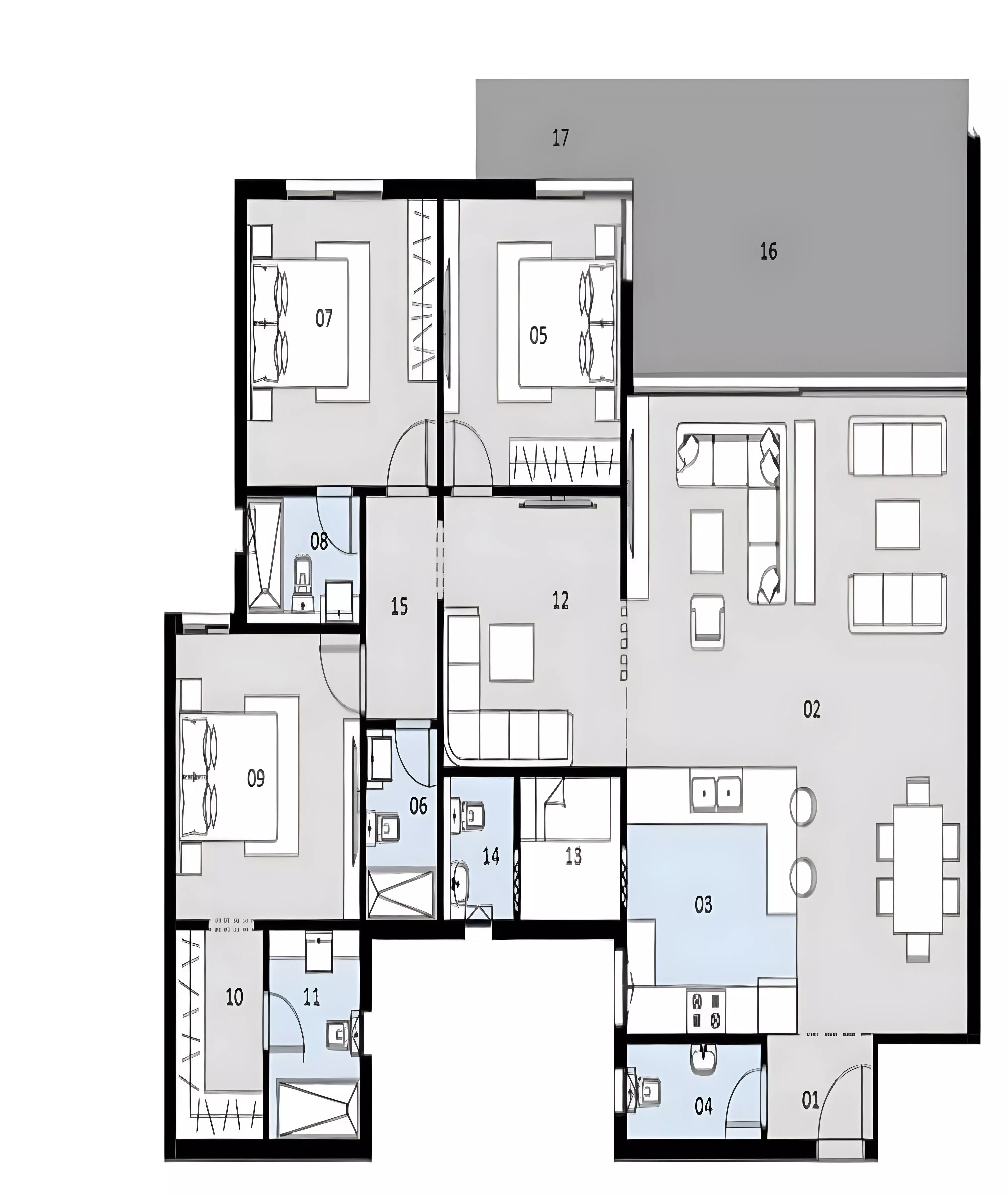 Unit floor plan image