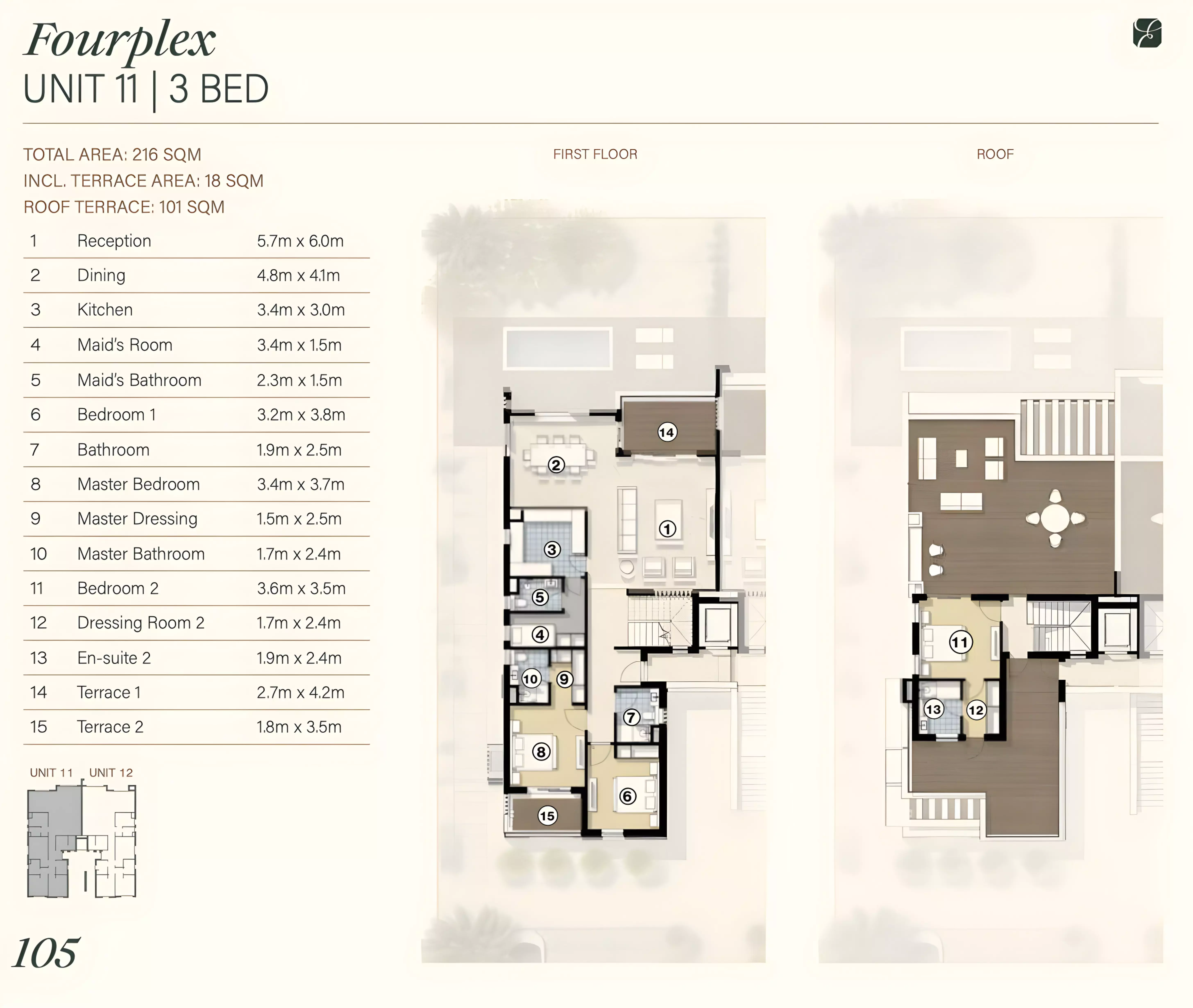 Unit floor plan image