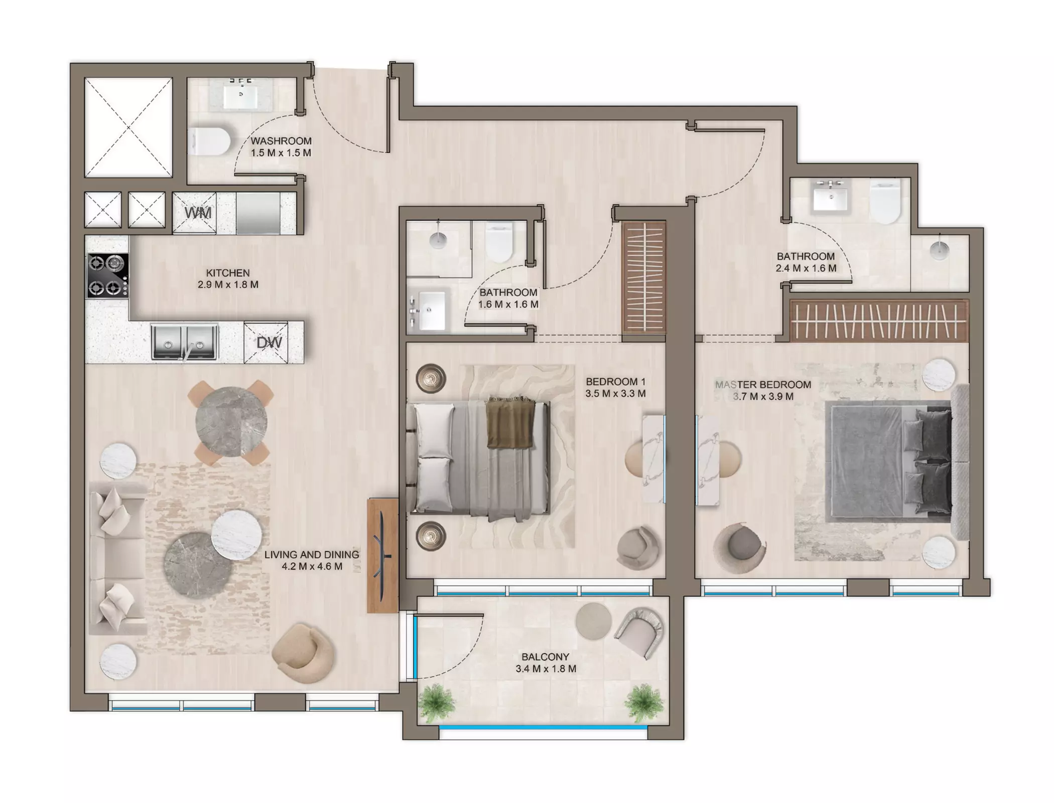 Unit floor plan image