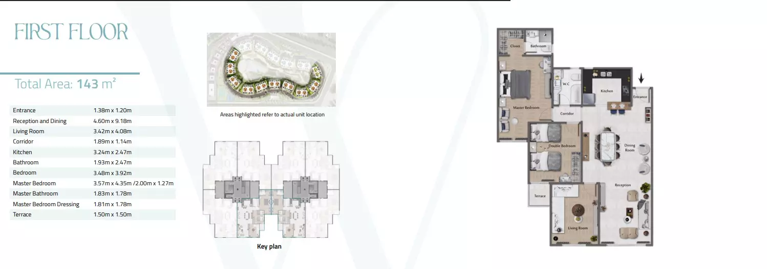 صورة مخطط ارضية الوحدة