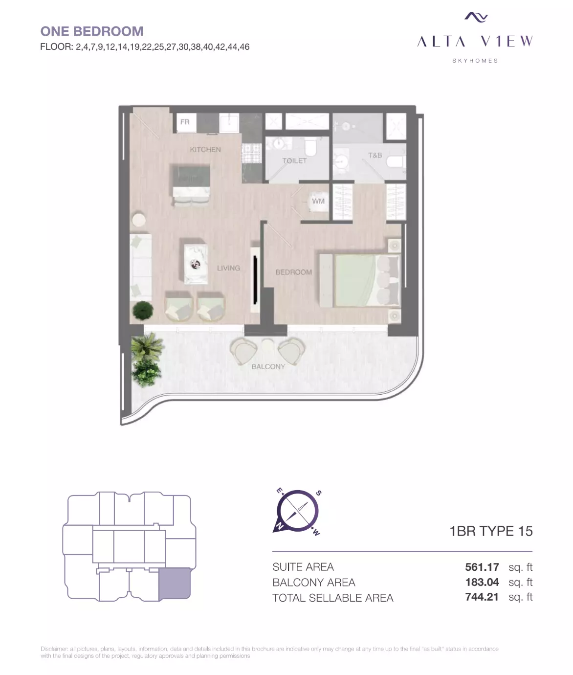 Unit floor plan image