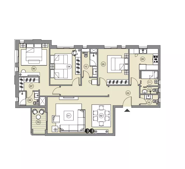 Unit floor plan image