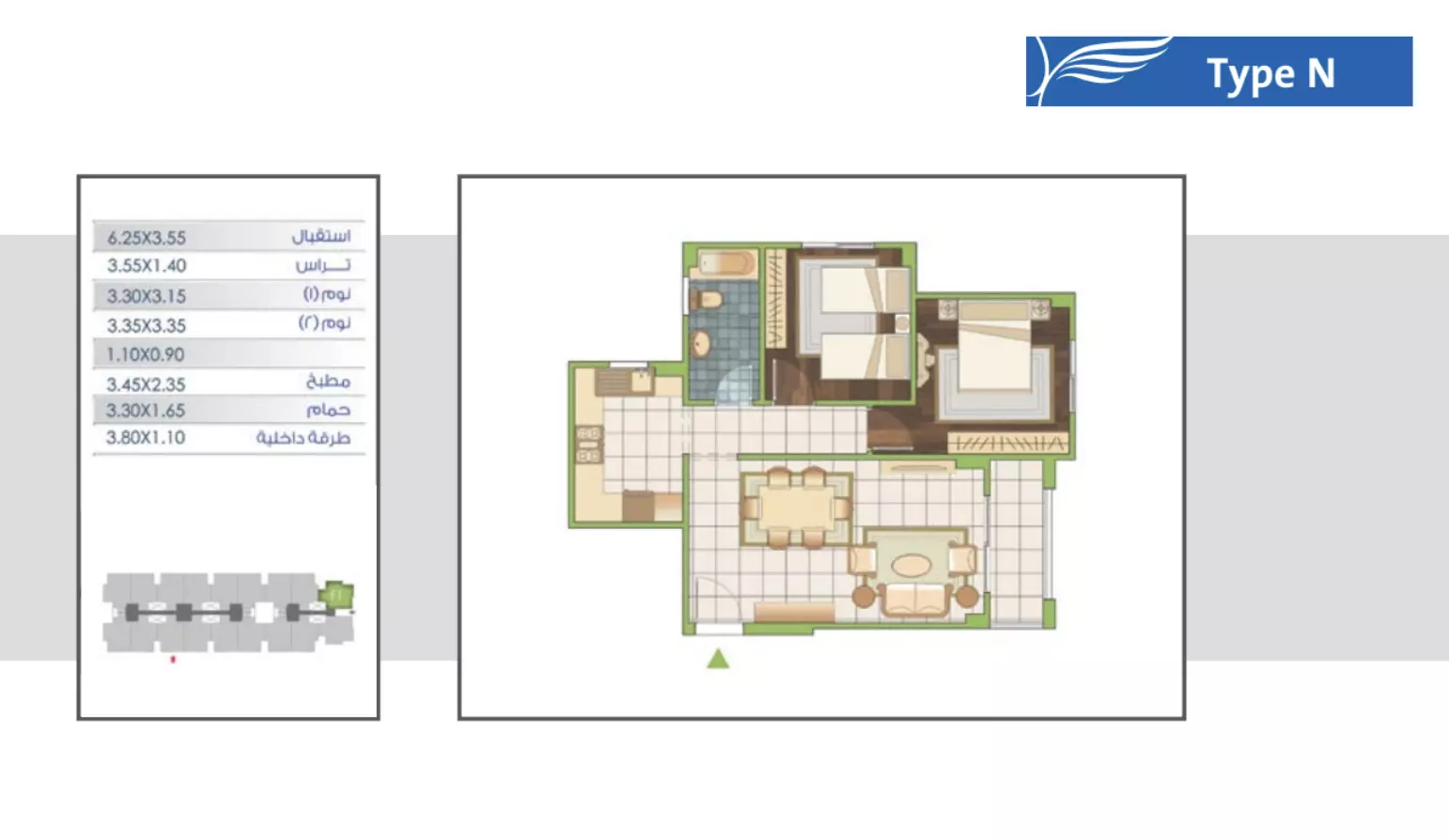 Unit floor plan image