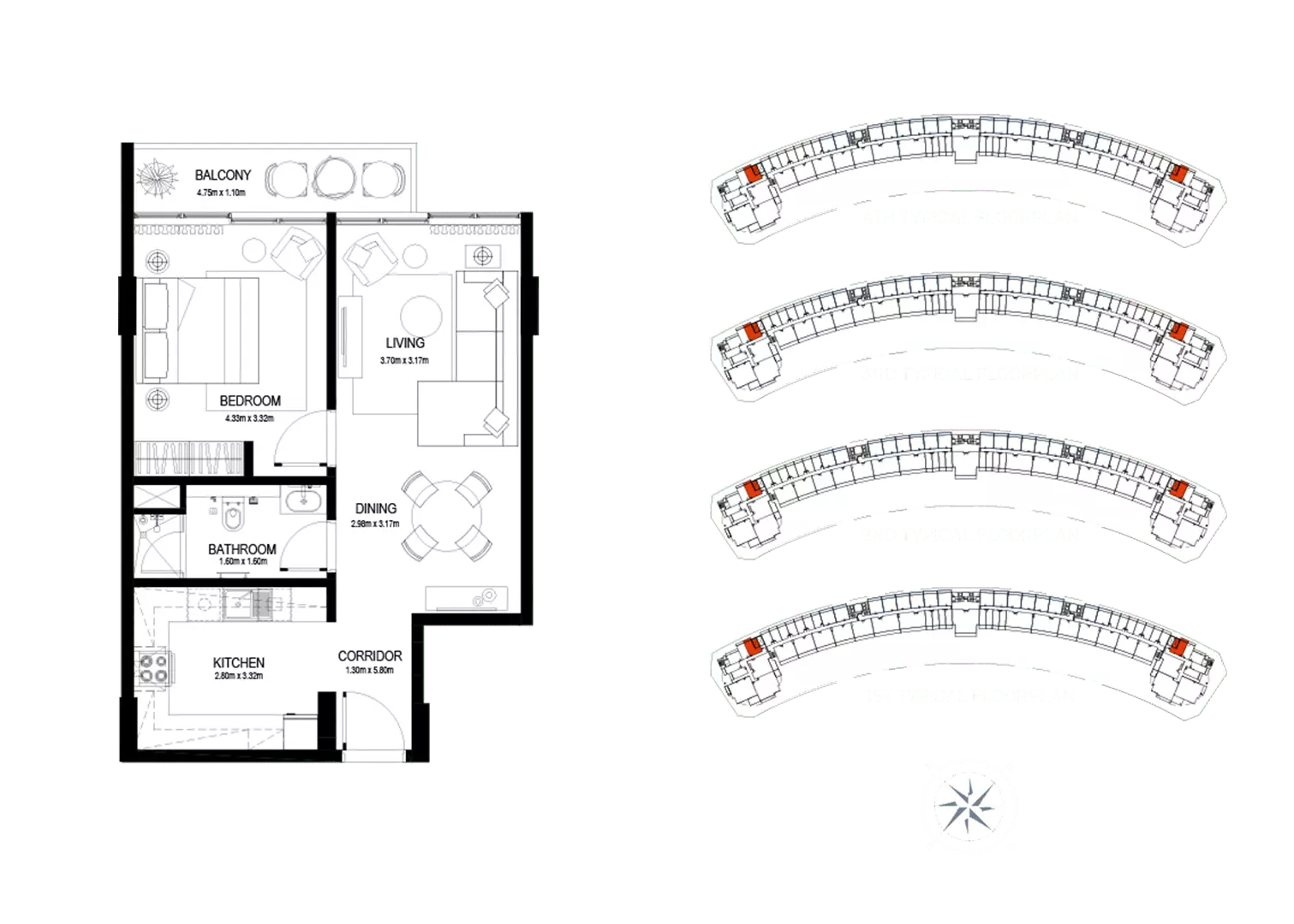 Unit floor plan image