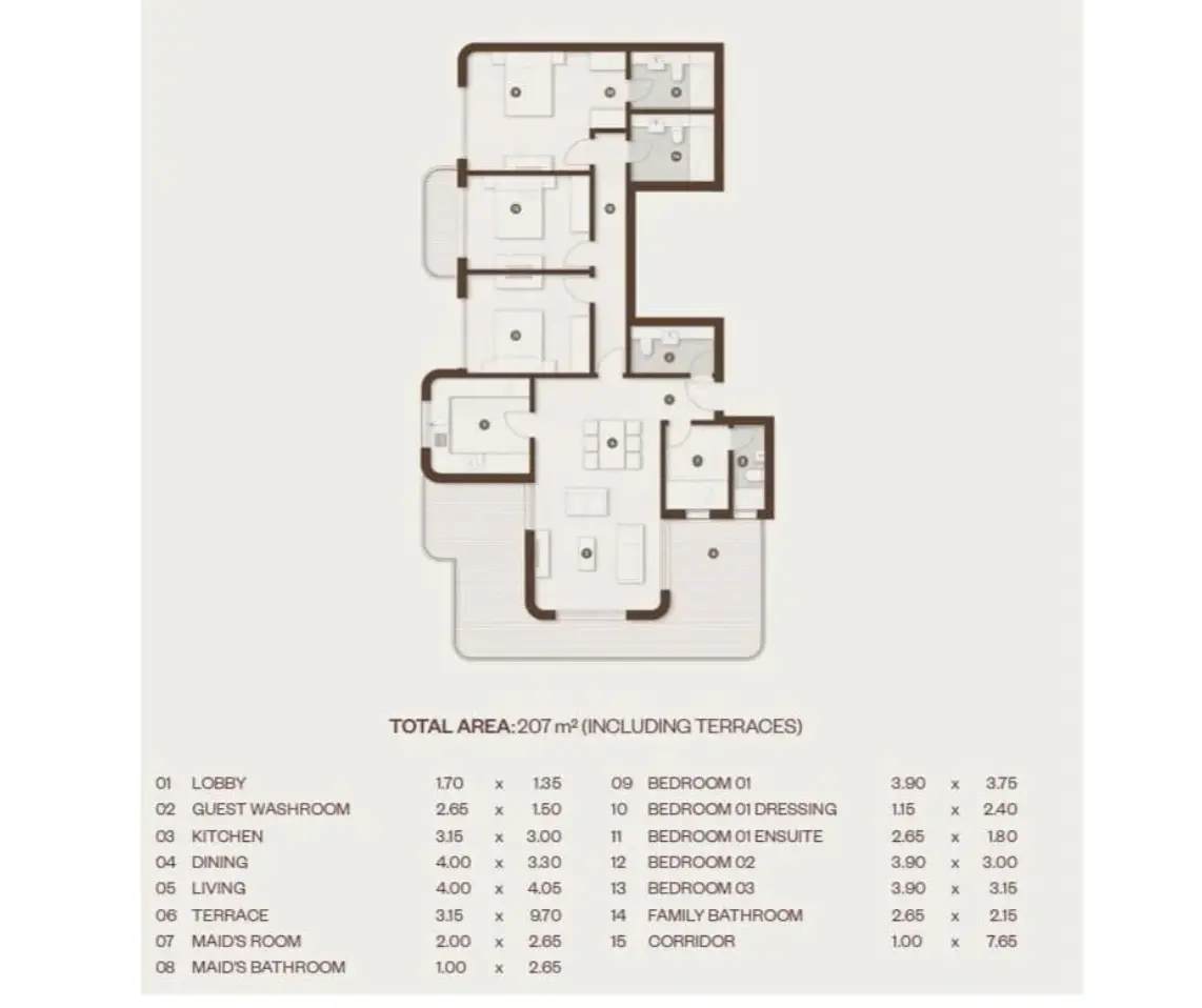 Unit floor plan image