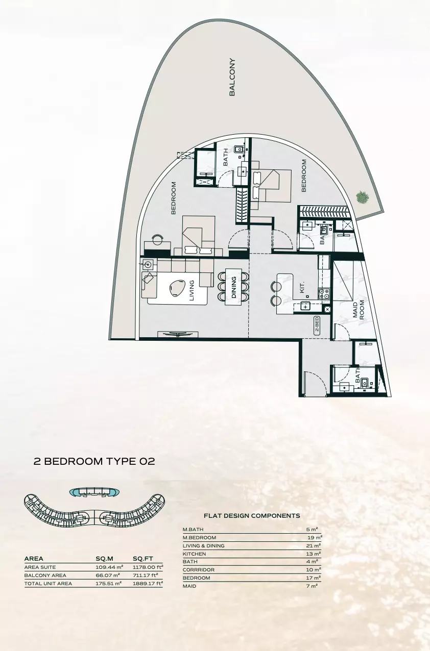 Unit floor plan image