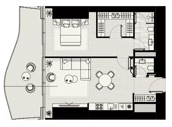 Unit floor plan image