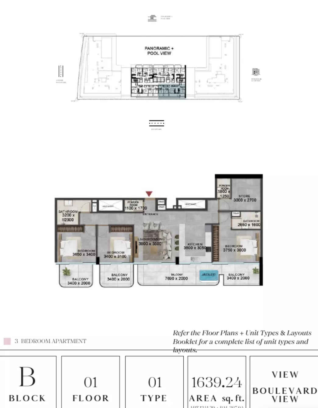 Unit floor plan image