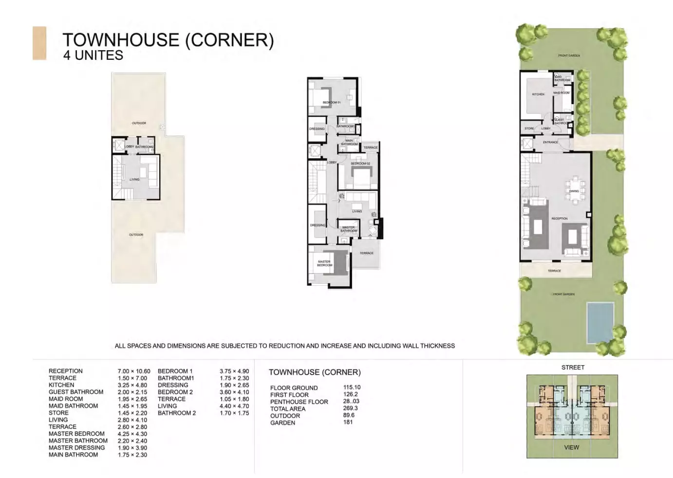 صورة مخطط ارضية الوحدة