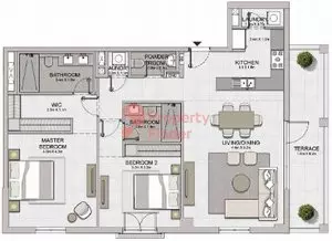 Le Ciel Type 8, 2 beds