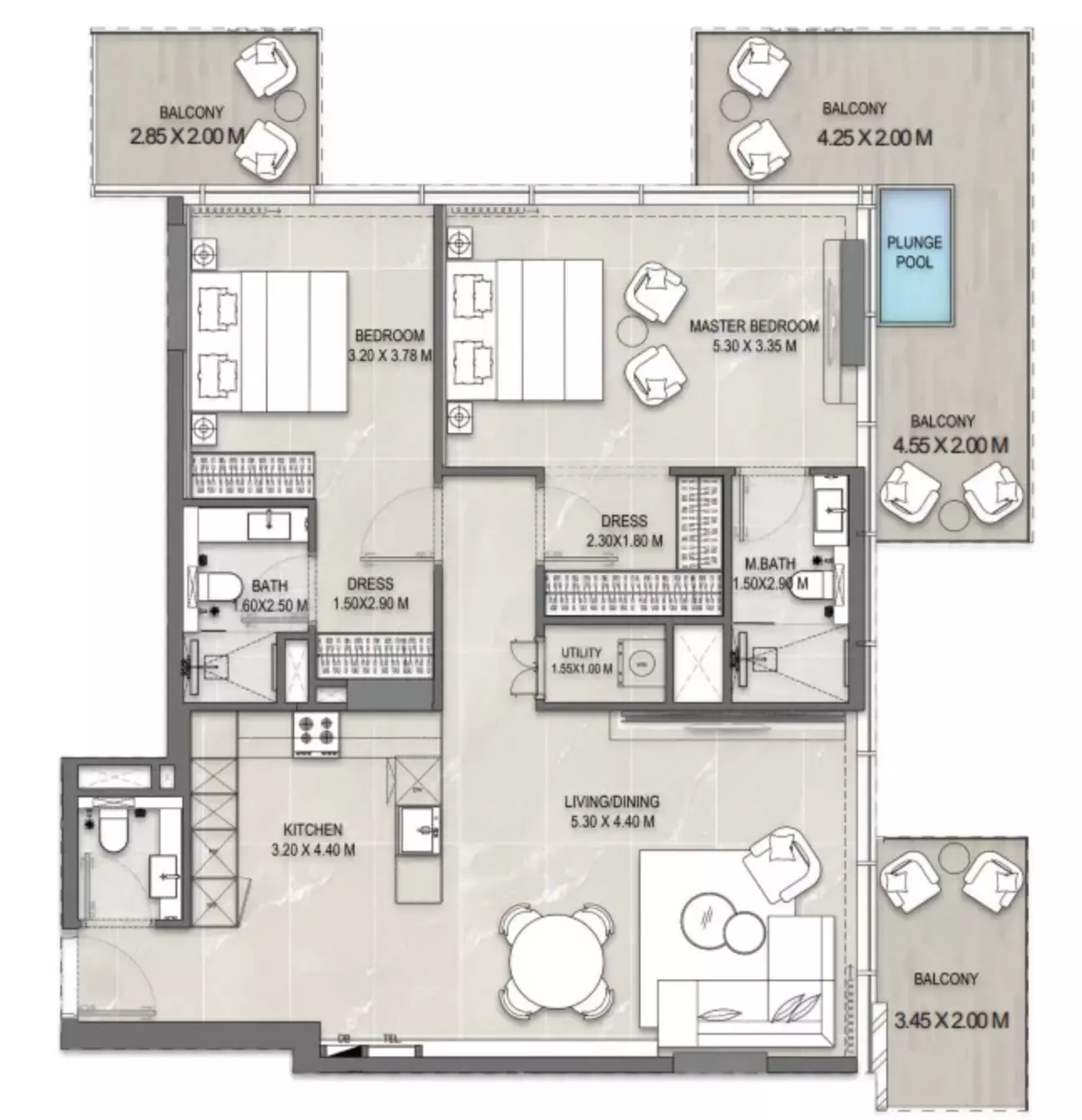 Unit floor plan image