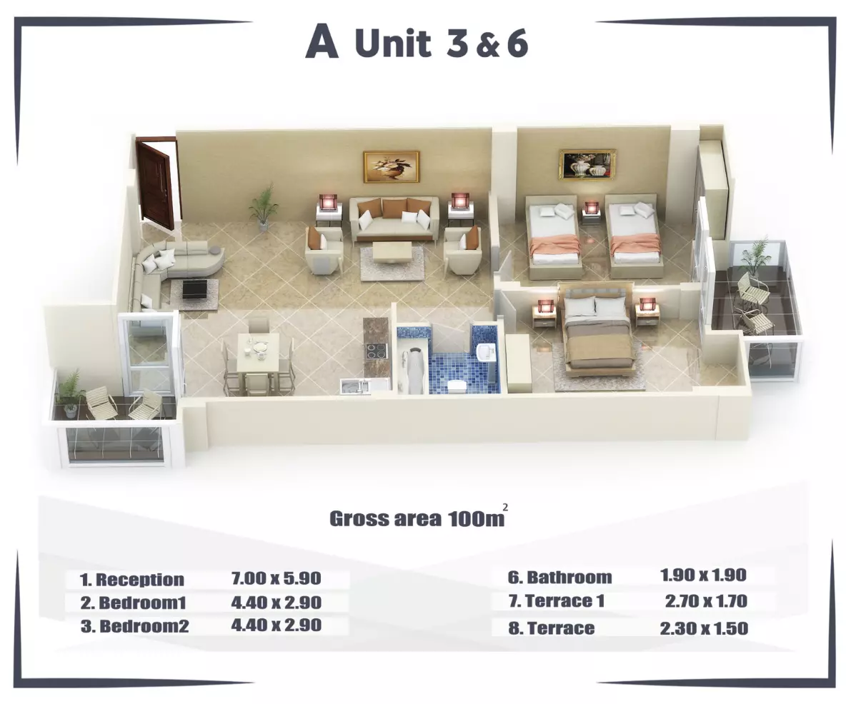 Unit floor plan image