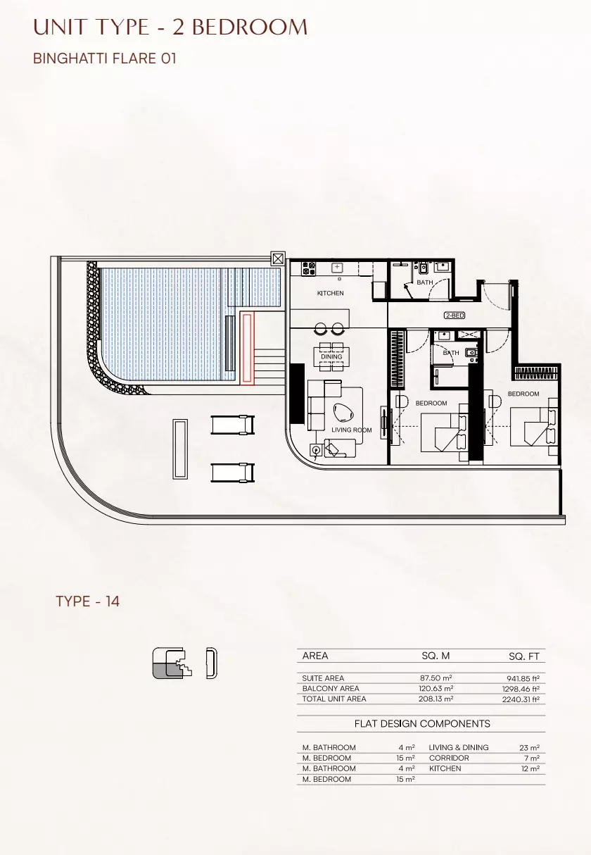 Unit floor plan image