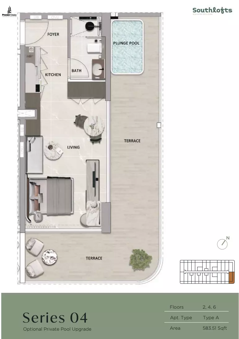 Unit floor plan image