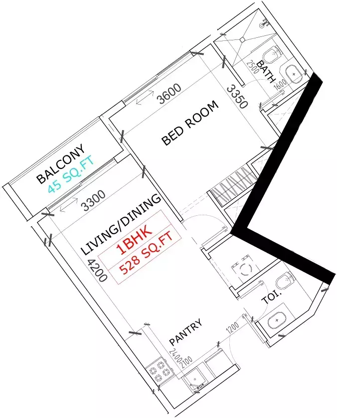 Unit floor plan image