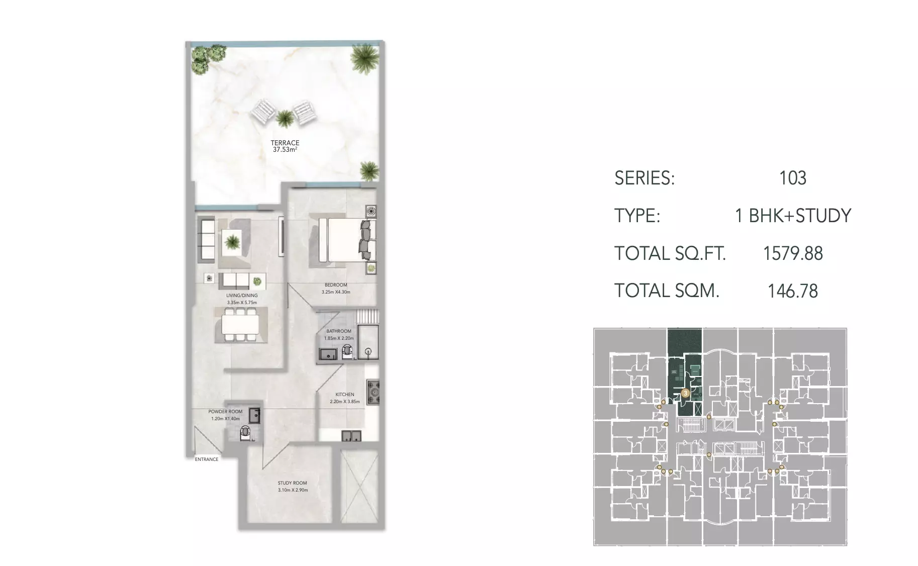 Unit floor plan image