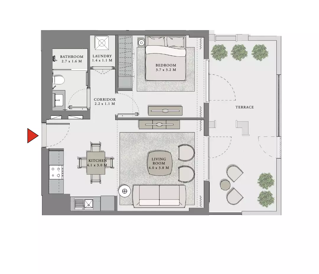 Creek Beach Lotus Unit 103, Level 01 Building 3, 1 bed