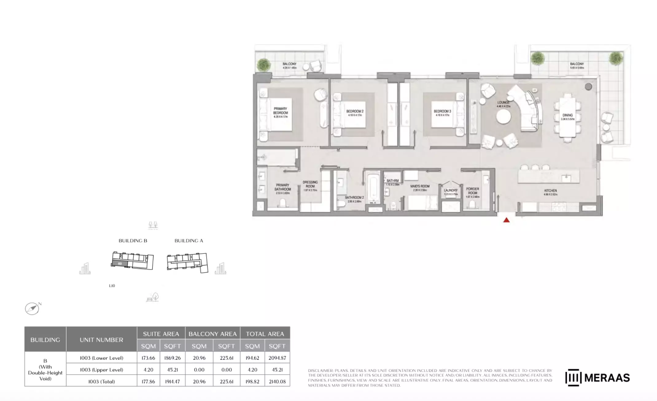City Walk Crestlane 2 Type 1003(With Double-Height Void)-Building B, 3 beds