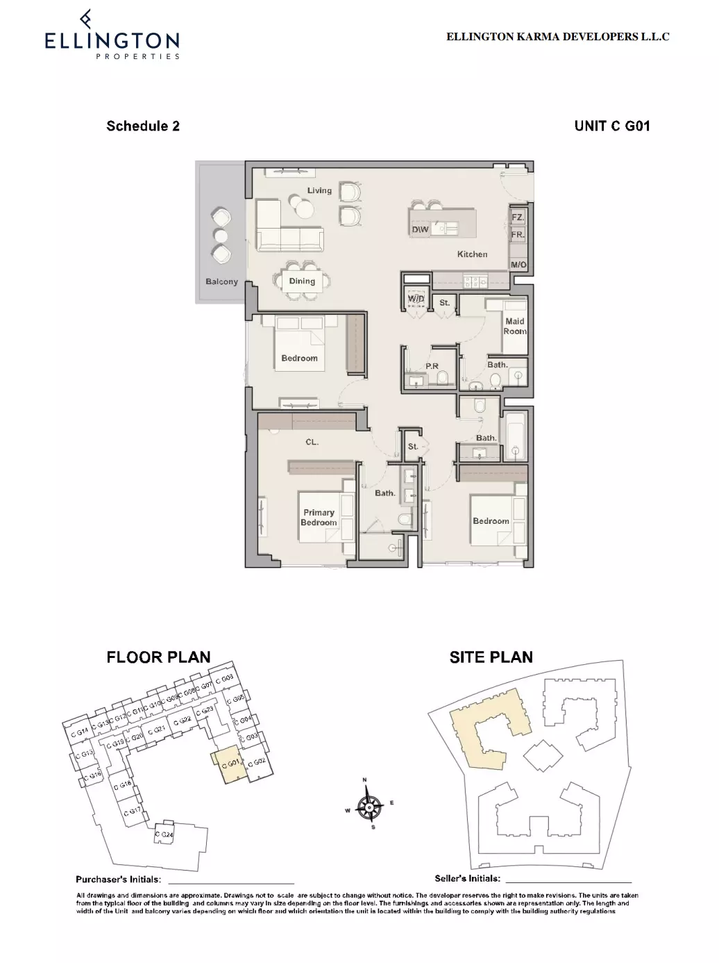 Belgravia Gardens Type CG01 | Building 3, 3 beds