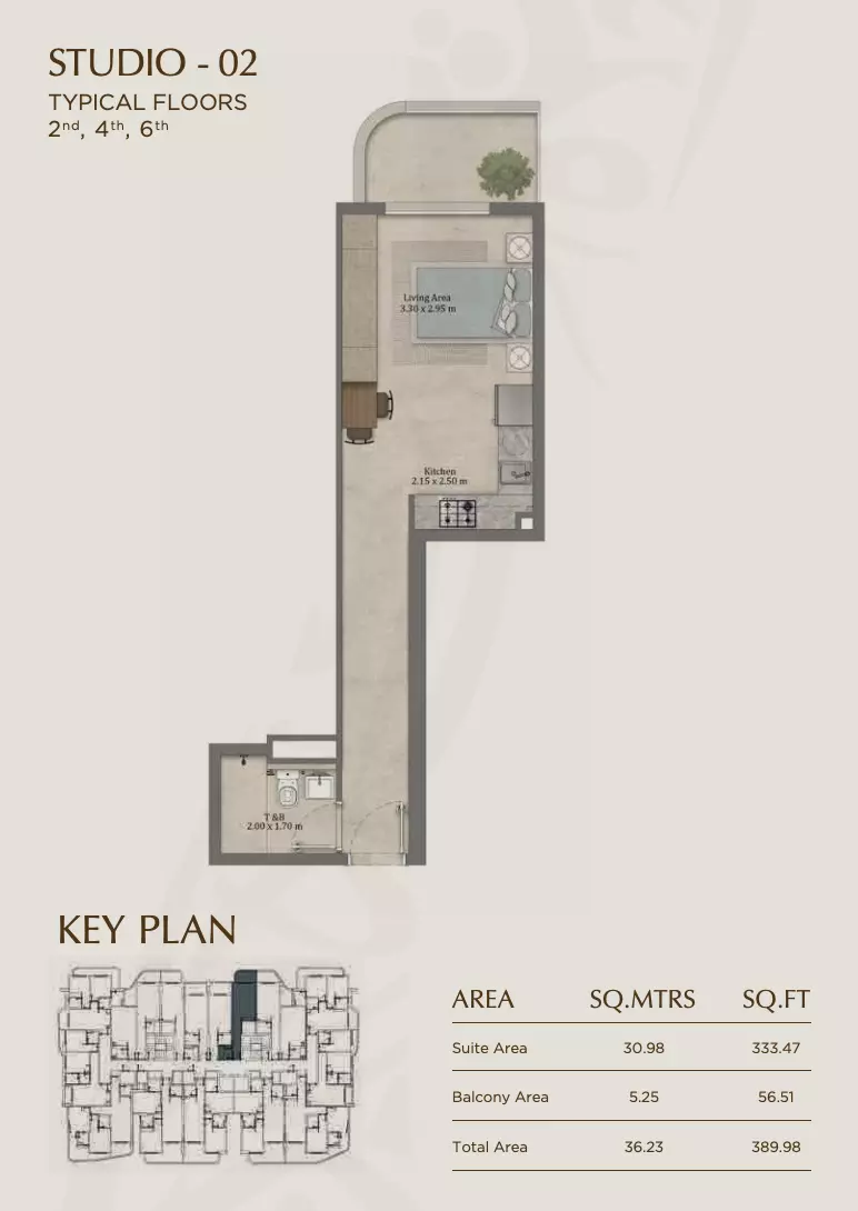 Unit floor plan image