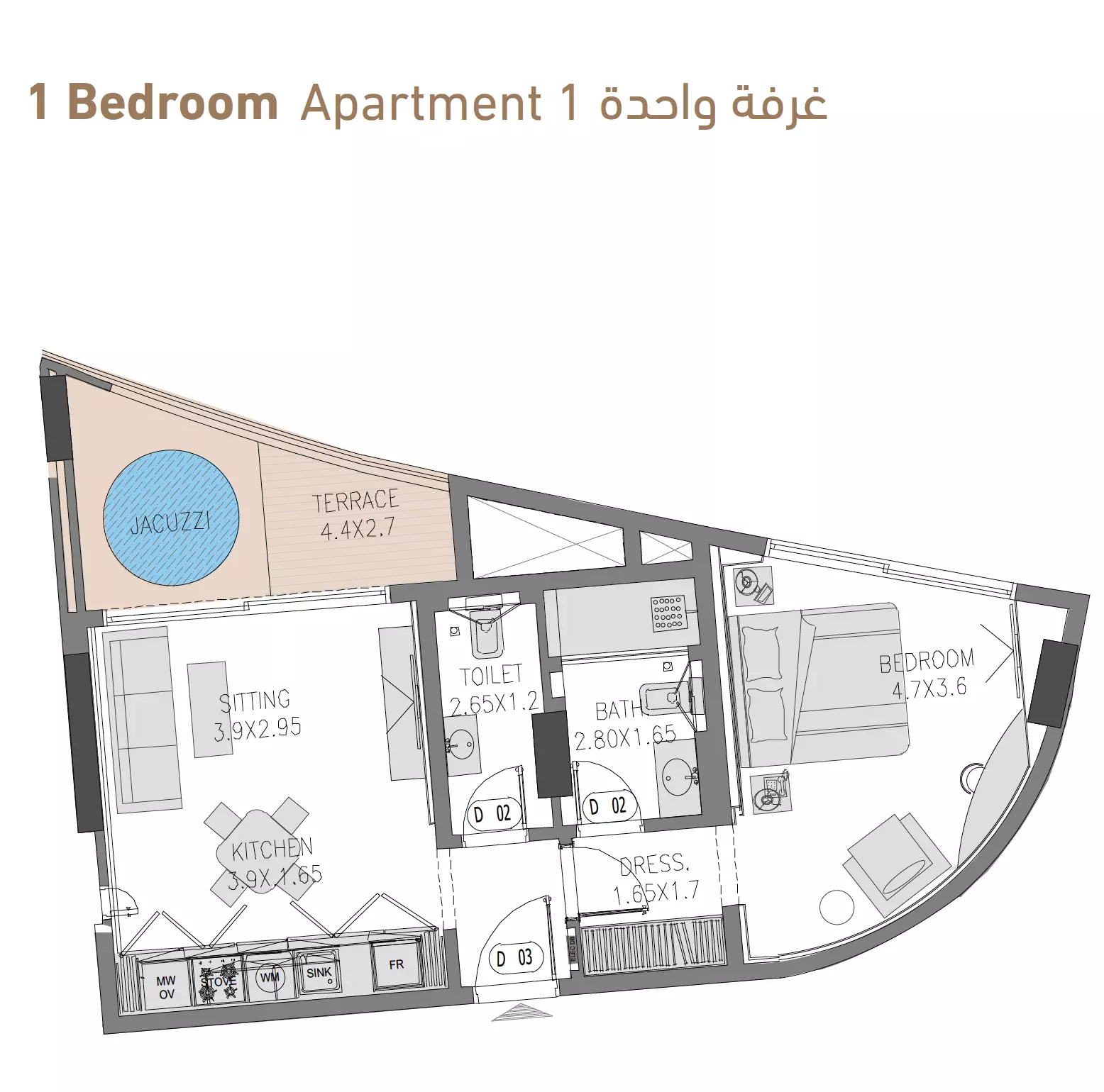 Unit floor plan image