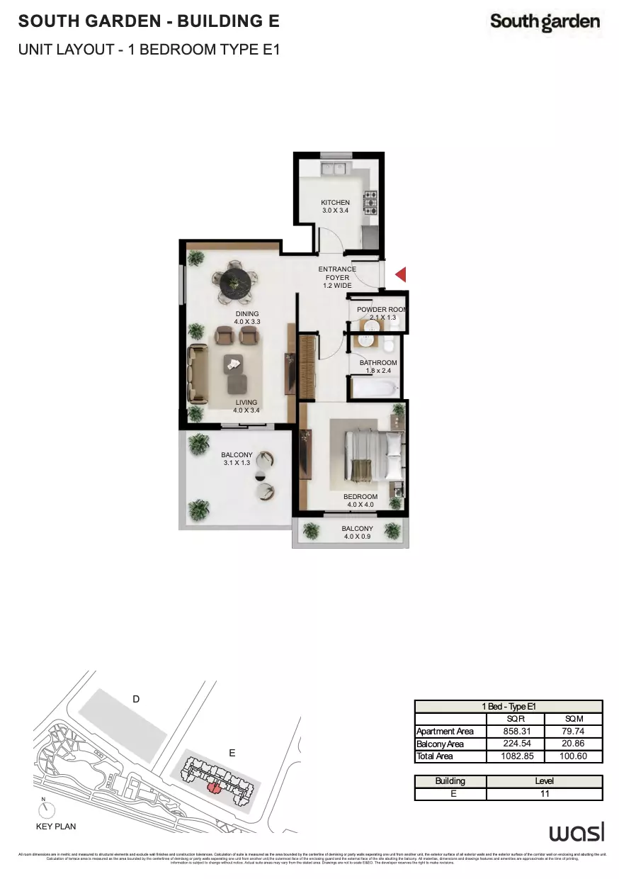 Unit floor plan image
