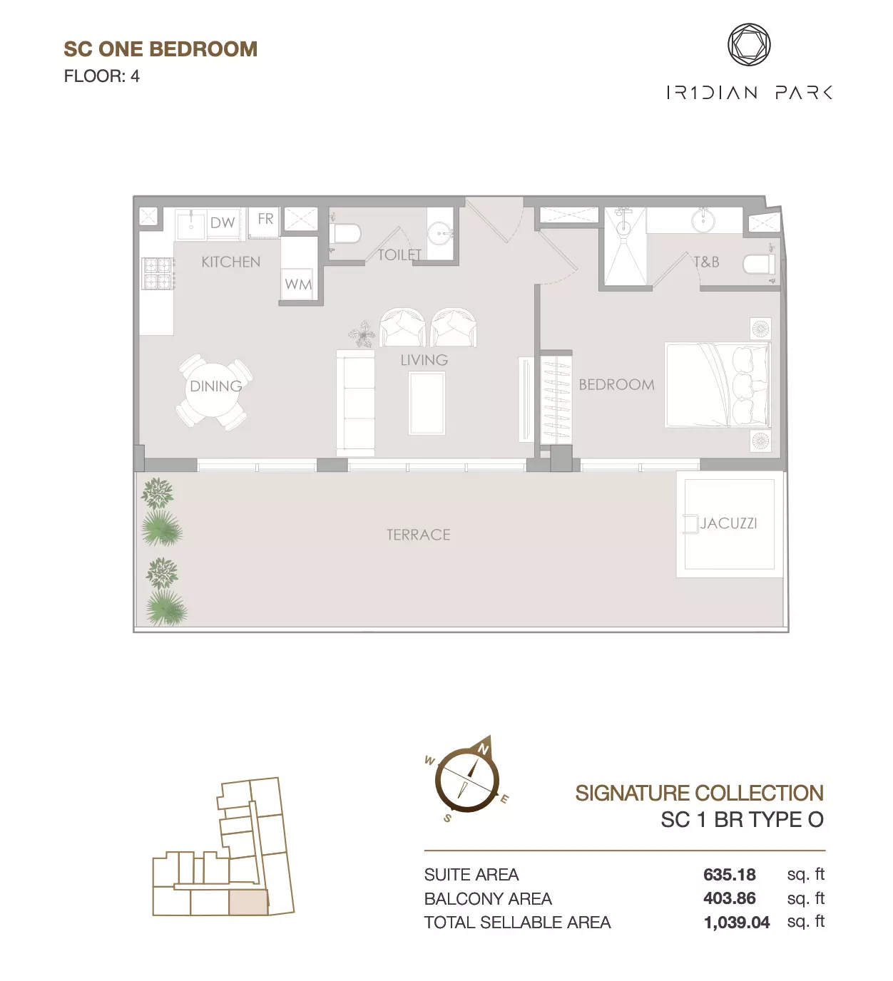 Unit floor plan image