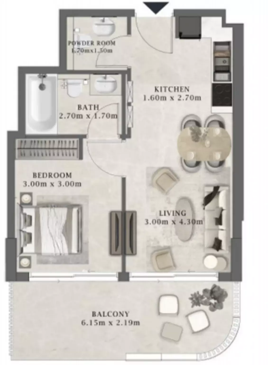 صورة مخطط ارضية الوحدة