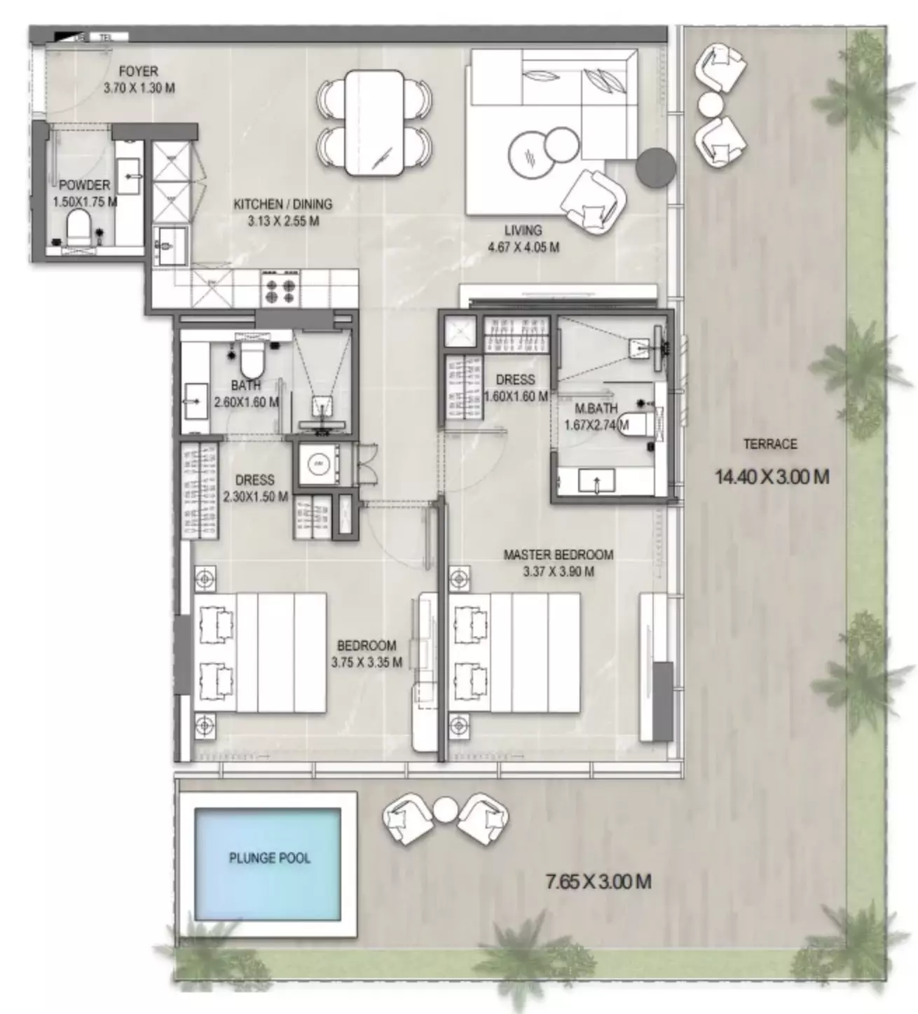 Unit floor plan image