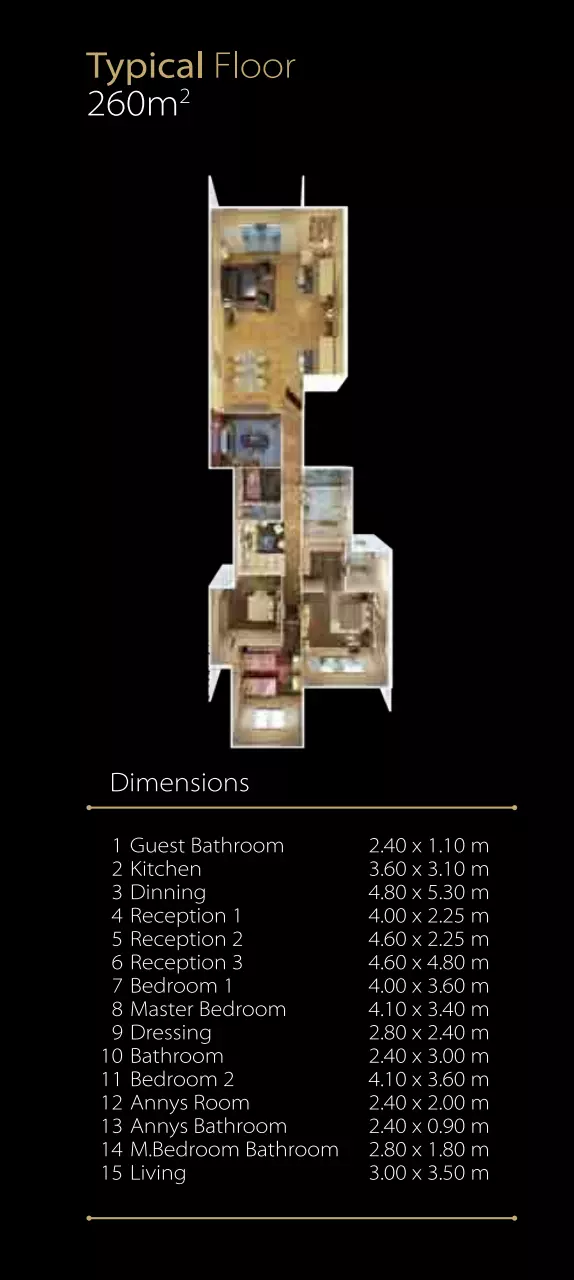 Unit floor plan image